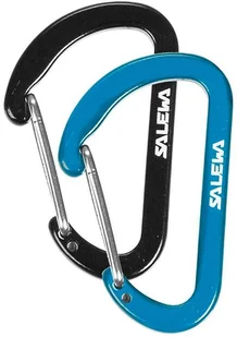 Karabinek Zabawka Salewa Flat Wiregate Carabiner - green/black/orange/blu - Sprzęt wspinaczkowy - miniaturka - grafika 1