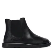 Botki damskie - Sztyblety Fly London Tichfly P145099000 Czarny - miniaturka - grafika 1