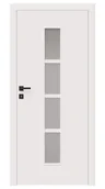 Drzwi wewnętrzne - Dre Drzwi Wewnętrzne Z Szybą Arte 50 Okleina Biała Mat - miniaturka - grafika 1