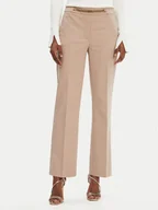 Spodnie damskie - Guess Spodnie materiałowe 5GGB17 7311A Brązowy Regular Fit - miniaturka - grafika 1