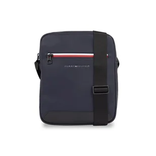 Saszetka Tommy Hilfiger Th Ess Corp Reporter AM0AM12199 Granatowy - Torby męskie - miniaturka - grafika 1