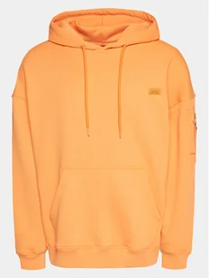 Alpha Industries Bluza Essentials 146335 Pomarańczowy Relaxed Fit - Bluzy męskie - miniaturka - grafika 1