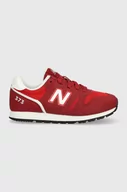 Sneakersy damskie - New Balance sneakersy dziecięce NBYC373 kolor czerwony - miniaturka - grafika 1