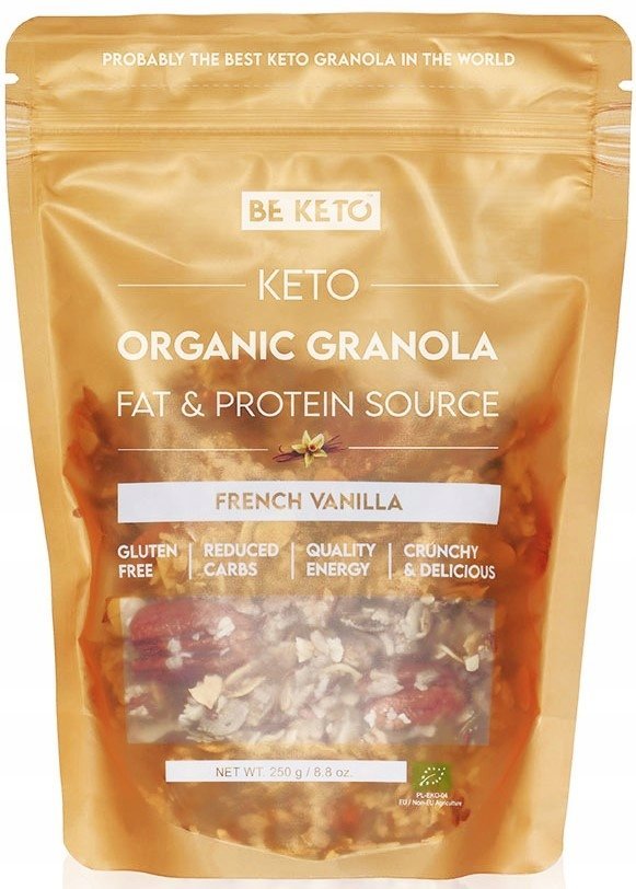 BeKeto Keto Granola wanilia 250g