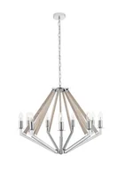 Lampy sufitowe - Kaspa Lampa wisząca Nez 9 jasne drewno 10493919 - miniaturka - grafika 1