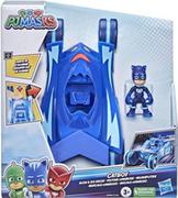 Figurki dla dzieci - Hasbro PJ Masks Pidżamersi Glow & Go Racer Catboy - miniaturka - grafika 1