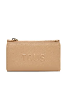 TOUS Duży Portfel Damski Brenda 2002105645 Beżowy - Portfele - miniaturka - grafika 1