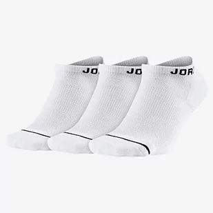 Nike Męskie skarpety codzienne Max Ns (3 sztuki) Biały/biały/czarny 3-5 - Skarpetki damskie - miniaturka - grafika 1