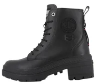 Botki damskie - Palladium Damskie botki Pallarise Ranger L, czarne, 42 EU, Czarny, 43 EU - miniaturka - grafika 1