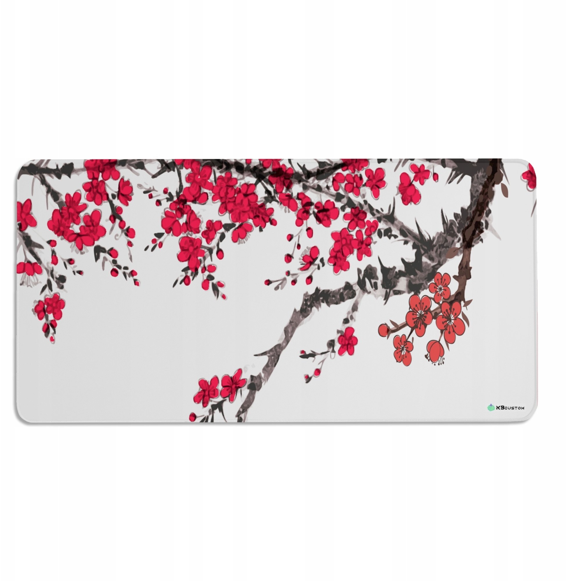 Podkładka KBcustom DUŻA PODKŁADKA MATA POD MYSZKĘ MYSZ 120x60cm XXXL KBcustom Biurko Flower 57