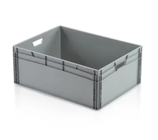 B2B Partner Plastikowa skrzynka 800x600x320 mm 965820 - Pojemniki przemysłowe - miniaturka - grafika 1
