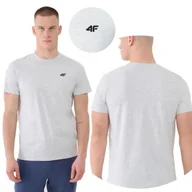 Koszulki męskie - T-shirt Męski 4F Koszulka Bawełniana Sportowa XL TTSHM2256 SS25 - miniaturka - grafika 1