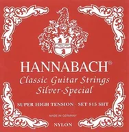 Struny gitarowe  - Hannabach 652549 Struny do gitary klasycznej Seire 815 Super High Tension Silver Special - 3-częściowy dyskotek 652549 - miniaturka - grafika 1