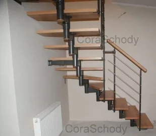 Schody CORA model Mix plus 03 L-90 12 elementów - Schody strychowe - miniaturka - grafika 1