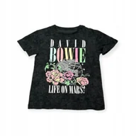 Koszulki dla dziewczynek - Koszulka dziewczęca na krótki rękaw David Bowie XS 4/5 lat - miniaturka - grafika 1