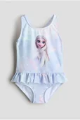 Stroje kąpielowe dla dziewczynek - H & M - Kostium kąpielowy z nadrukiem - Biały - H&M - miniaturka - grafika 1