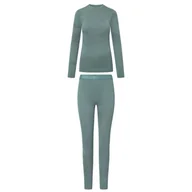 Bielizna sportowa damska - Komplet bielizny termoaktywnej damskiej Viking Gasher Lady Merino 7300 zielony - miniaturka - grafika 1