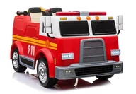 Pojazdy elektryczne dla dzieci - Wóz Strażacki na Akumulator Czerwony Dla Dzieci Pilot LL911 LEAN CARS - miniaturka - grafika 1