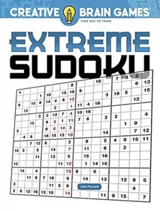 DOVER PUBN INC Creative Brain Games Extreme Sudoku - Pozostałe książki - miniaturka - grafika 2