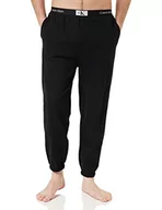 Spodenki męskie - Calvin Klein Męskie spodnie do joggingu, Czarny, XL - miniaturka - grafika 1
