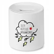 Skarbonki - Skarbonka Dla Pogodynki na Urodziny na Prezent z Nadrukiem ze Zdjęciem + Opakowanie na prezent (wzór 04) - miniaturka - grafika 1