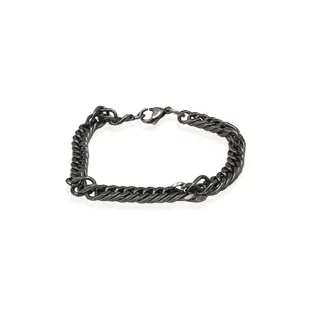 Bransoletka łańcuch w kolorze srebrnym EM 7 - EM Men's Accessories - Bransolety męskie - miniaturka - grafika 1