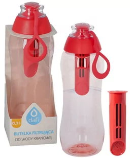 Butelka Filtrująca Dafi 0,3L + 2 Filtry Makowa Czerwona - Butelki filtrujące - miniaturka - grafika 1