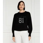 Swetry damskie - GUESS Sweter | Regular Fit - miniaturka - grafika 1
