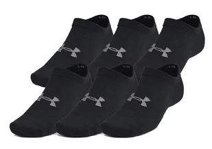 Skarpety Under Armour STOPKI Essential No Show – 6-pak Czarne - Skarpetki damskie - miniaturka - grafika 1