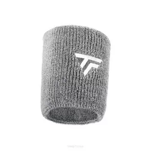 Frotka tenisowa Tecnifibre Wristband XL szara - Koszykówka - miniaturka - grafika 1