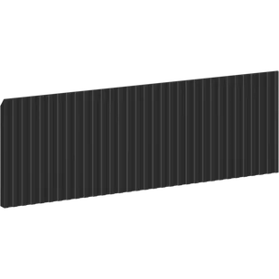 Mexen Rivel front ryflowany do korpusu szafki łazienkowej 60 x 20 cm, czarny mat - 91A20-0600-235-1-71 - Fronty meblowe - miniaturka - grafika 1
