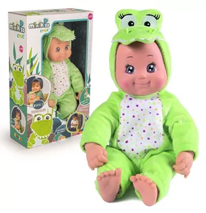 MiniKiss interaktywna lalka bobas w stroju krokodyla - Lalki dla dziewczynek - miniaturka - grafika 1