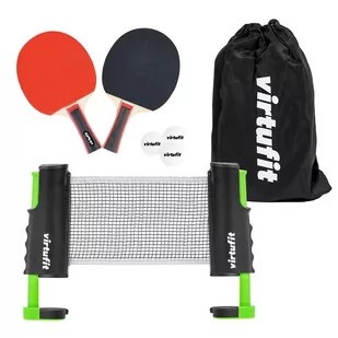 Zestaw do tenisa stołowego — z rakietkami i 3 piłkami - Tenis stołowy - miniaturka - grafika 1