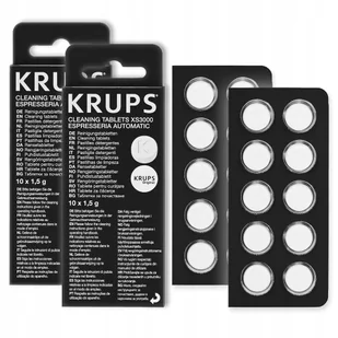 20x Tabletki do czyszczenia ekspresu Krups XS3000 - Akcesoria i części do ekspresów do kawy - miniaturka - grafika 1