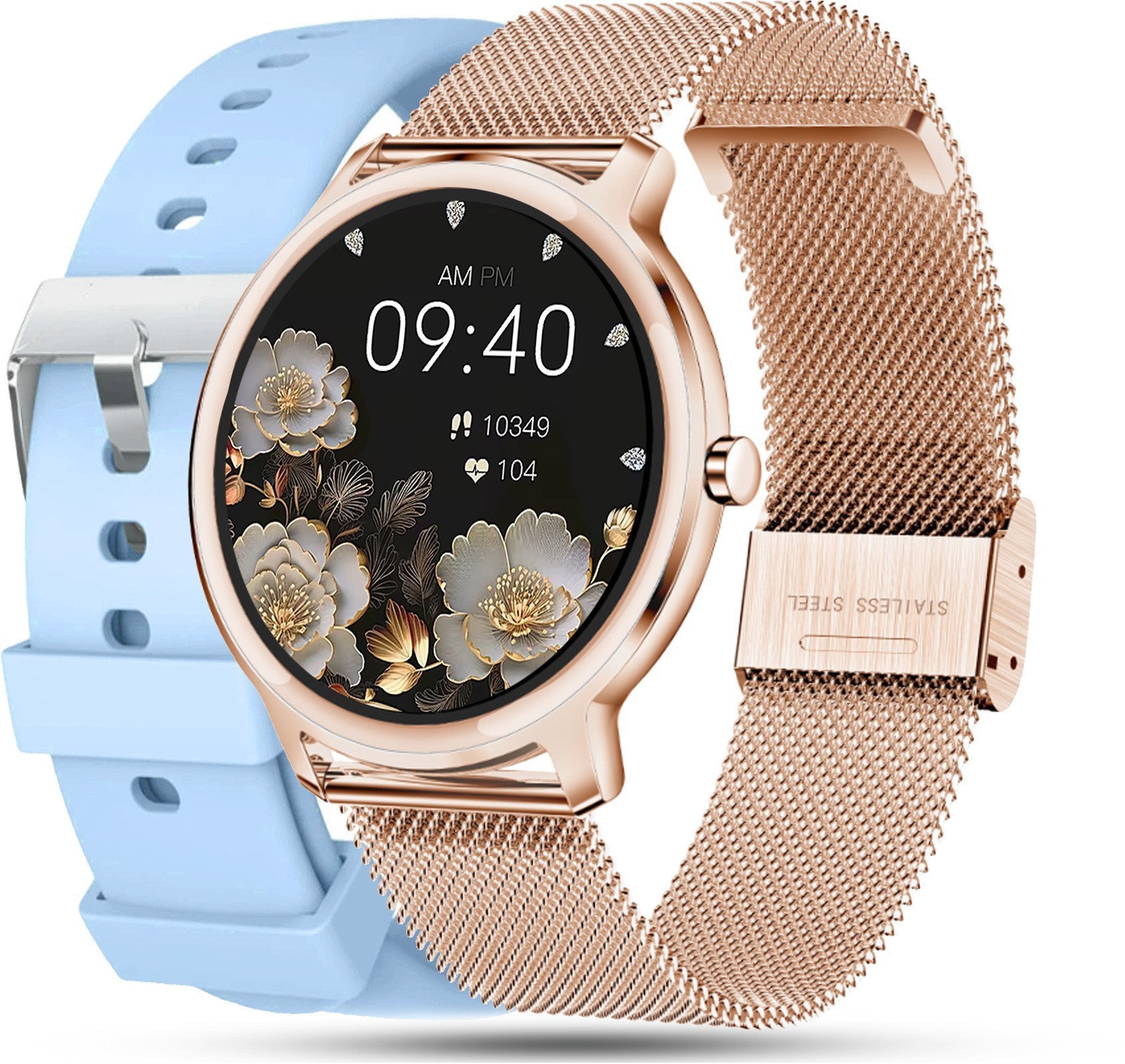 Zegarek SMARTWATCH RUBICON rosegold