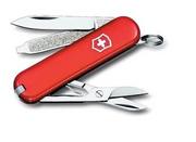 Zestawy sztućców - Victorinox Scyzoryk Classic SD czerwony 58 mm PBS Connect Polska LETNIA WYPRZEDAŻ DO 80% - miniaturka - grafika 1