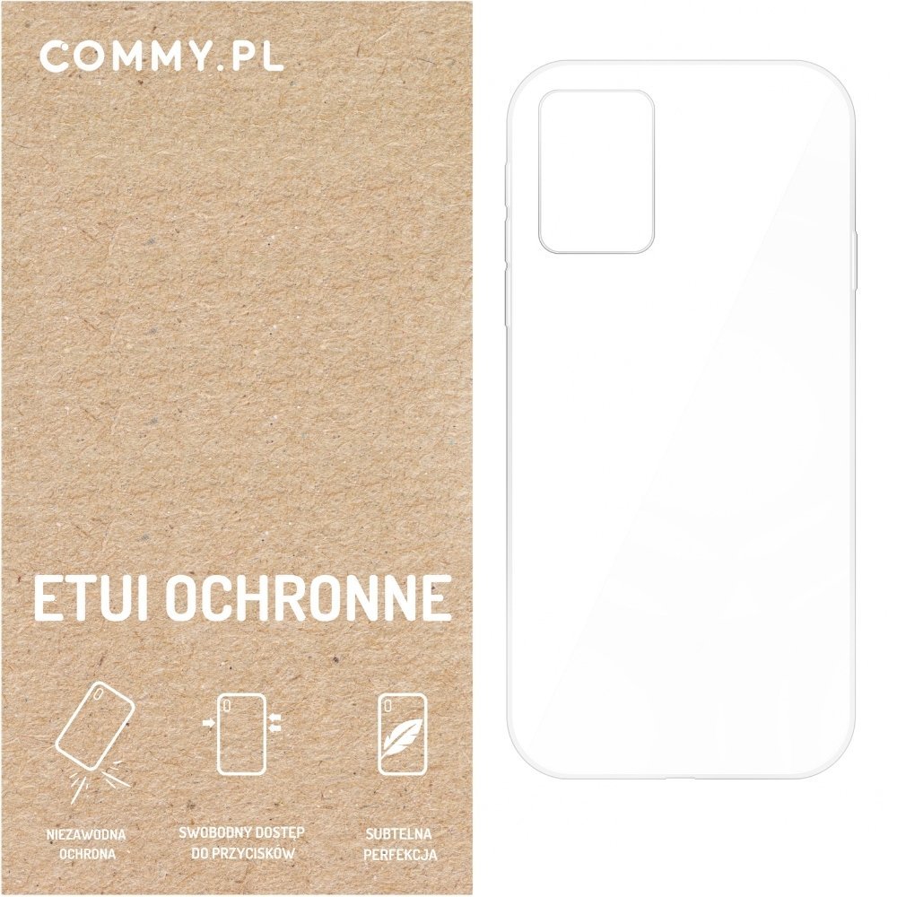 Przezroczyste etui COMMY Slim 2 mm styl i ochrona dla Samsung Galaxy A71 4G