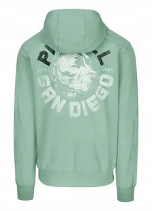 Bluza męska z kapturem Pitbull Pit Bull Dog SD miętowa zielona L - Bluzy męskie Bluza męska z kapturem Pitbull Pit Bull Dog SD miętowa zielona L - Bluzy męskie - miniaturka - grafika 1