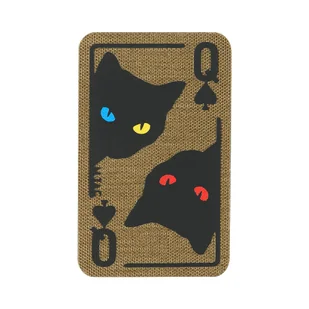 M-Tac - Naszywka Queen of Spades - Cordura 500D - Coyote/Czarny - 51362005 - Odzież taktyczna i umundurowanie - miniaturka - grafika 1