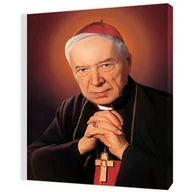 Ikony i obrazy sakralne - Obraz religijny na płótnie Kardynał Stefan Wyszyński - miniaturka - grafika 1