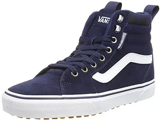 Sukienki - Vans Męskie sneakersy Filmore Hi Vansguard, Zamszowa sukienka w kratę, 41 EU - grafika 1