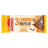 Ciastka - Sonko Lekkie Wafelki pełnoziarniste w czekoladzie 36g - miniaturka - grafika 1