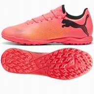 Piłka nożna - Buty Puma Future 7 Play TT 107726-03 różowy 46 - miniaturka - grafika 1