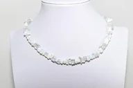 Naszyjniki - Choker Naszyjnik Opal Kamień naturalny - miniaturka - grafika 1