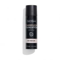 Gosh Chameleon Foundation Podkład adaptujący się do skóry 004 medium 30ml 49442-uniw - Podkłady do twarzy - miniaturka - grafika 1