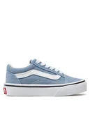 Buty dla dziewczynek - Vans Tenisówki Uy Old Skool VN0005WVDSB1 Niebieski - miniaturka - grafika 1