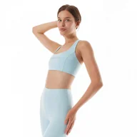 Bielizna sportowa damska - Biustonosz treningowy Calvin Klein Women 00GWS3K119 - miętowy - miniaturka - grafika 1