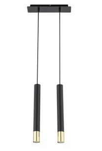 Sigma Sopel Grand lampa wisząca 2-punktowa czarna/złota 33394 - Lampy sufitowe - miniaturka - grafika 1