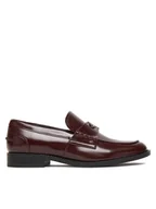 Półbuty damskie - Guess Lordsy FLPBVL ELE14 Bordowy - miniaturka - grafika 1