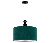 Lampy sufitowe - Duolla - Żyrandol na lince LYON 1xE27/15W/230V śr. 40 cm zielony - miniaturka - grafika 1